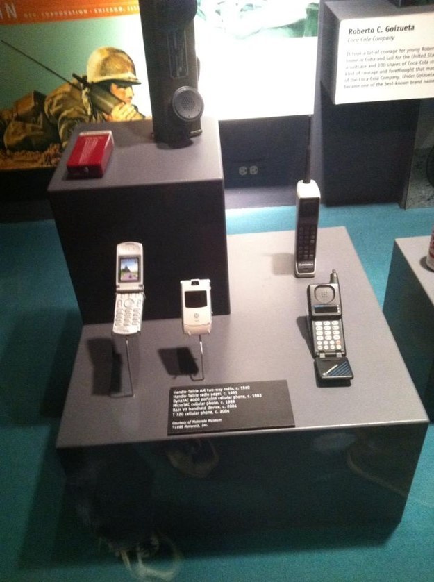 Телефоны Motorolla выставлены экспонатами в музее