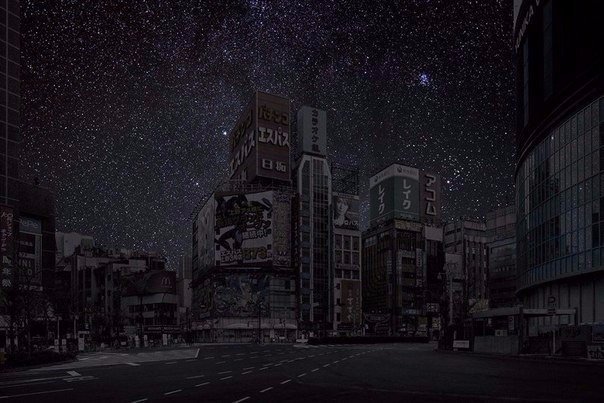Виды ночного города без электричества (ФОТО)