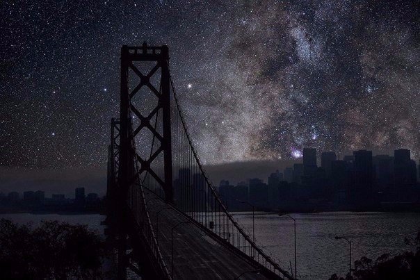 Виды ночного города без электричества (ФОТО)