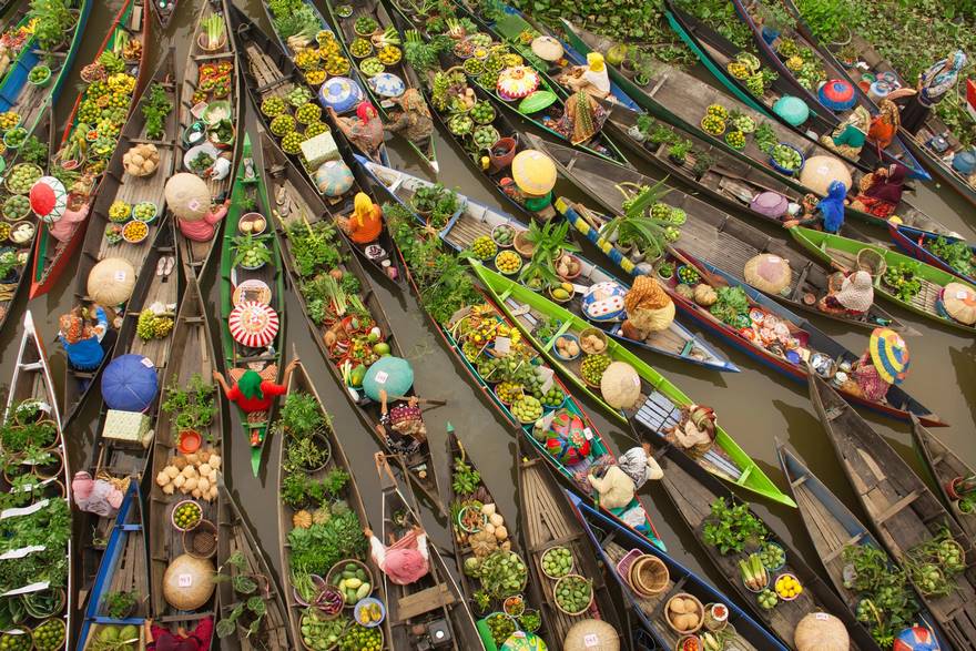 Плавучий рынок, Малайзия