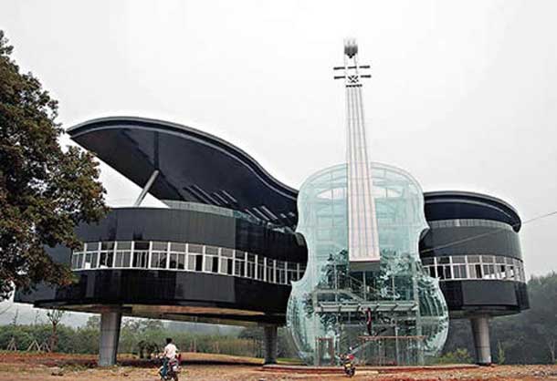  Фортепиано-образное здание (Хуайнань, Китай)