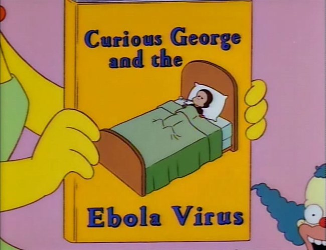 В этом же году Симпсоны предсказали лихорадку Эболы, которая охватила Африку в 2014 году.​