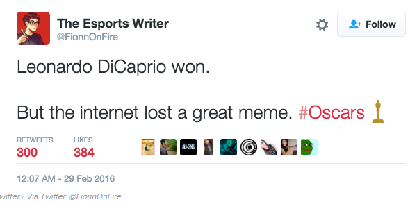 Лео выиграл, но интернет потерял отличную шутку