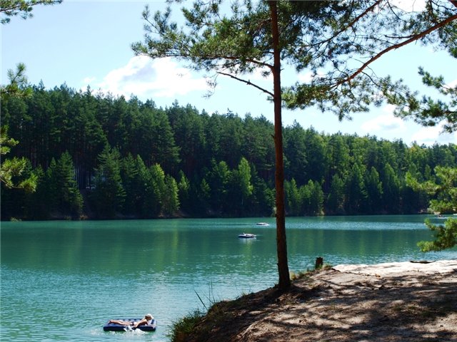 Голубые озера в селе Олешня Черниговской области
