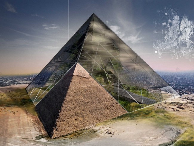 Зелёная пирамида в Египте. В её возведении планируют использовать исключительно экологические материалы.