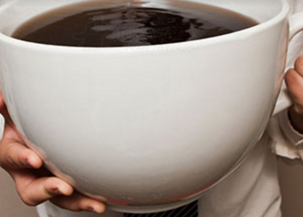 Оооооооочень большая чашка для кофе