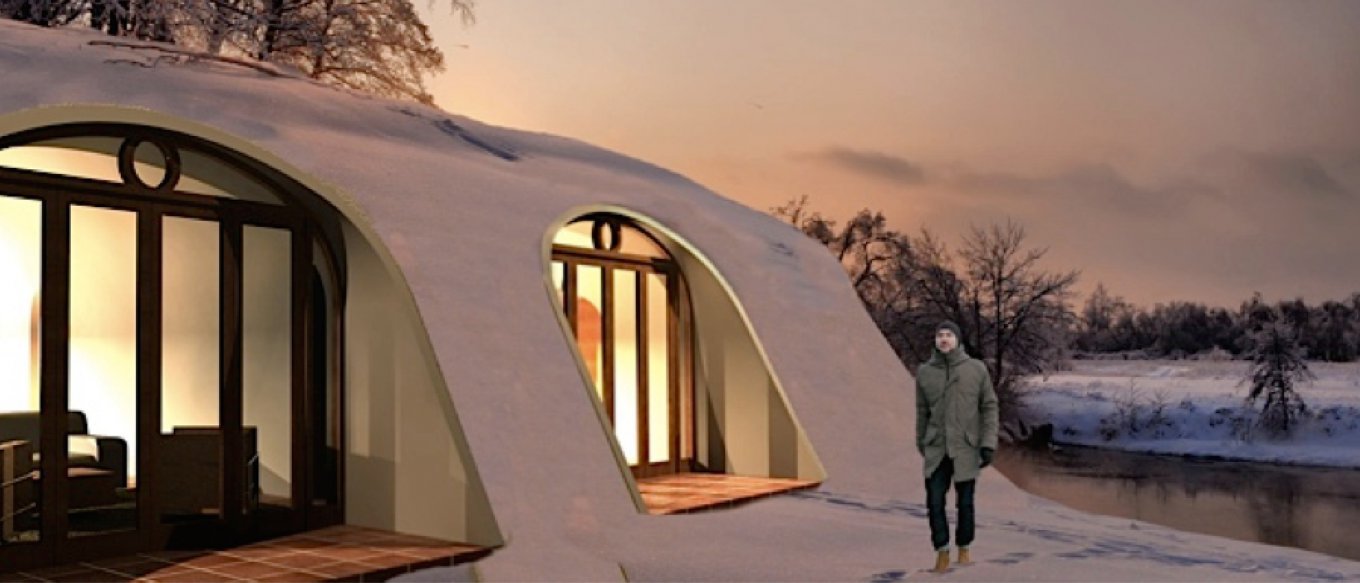 Зимняя модель дома