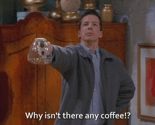Почему тут нет ни капли кофе?!