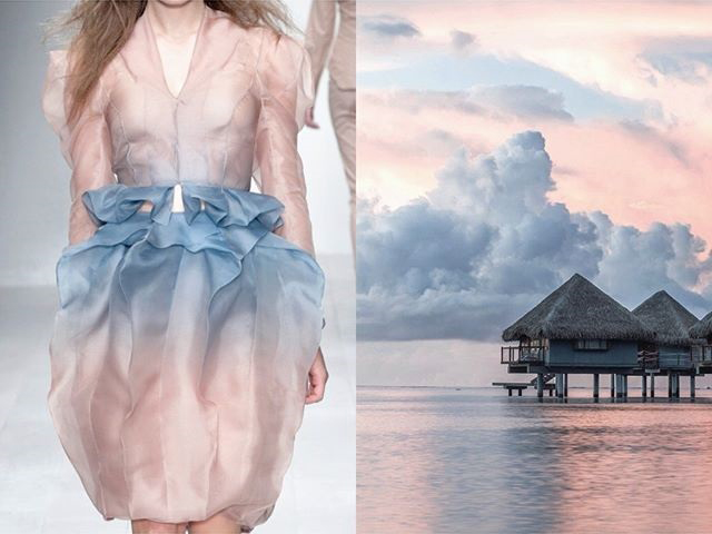  Corrie Nielsen S/S 2013 RTW. Photo by Christopher Dadey • & • Pastel landscape. 