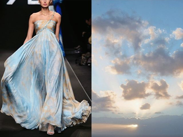 Renato Balestra S/S 2015 Couture.  • & • Amazing sunset. Photo by Stefan Schweihofer on pixabay