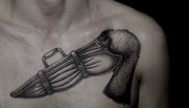 12 сюрреалистических татуировок, которые не каждый рискнет себе сделать (Фото)