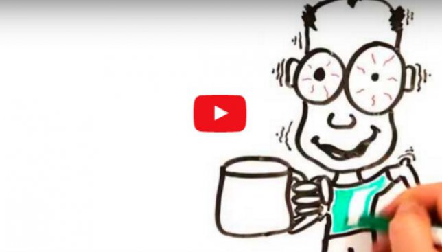 Всех с началом рабочей недели: видео, как ведет себя мозг под действием кофе
