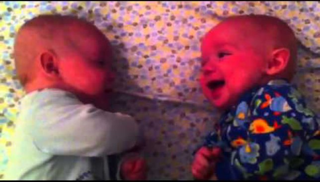 Мужской разговор: маленькие близнецы покорили Сеть (Видео)